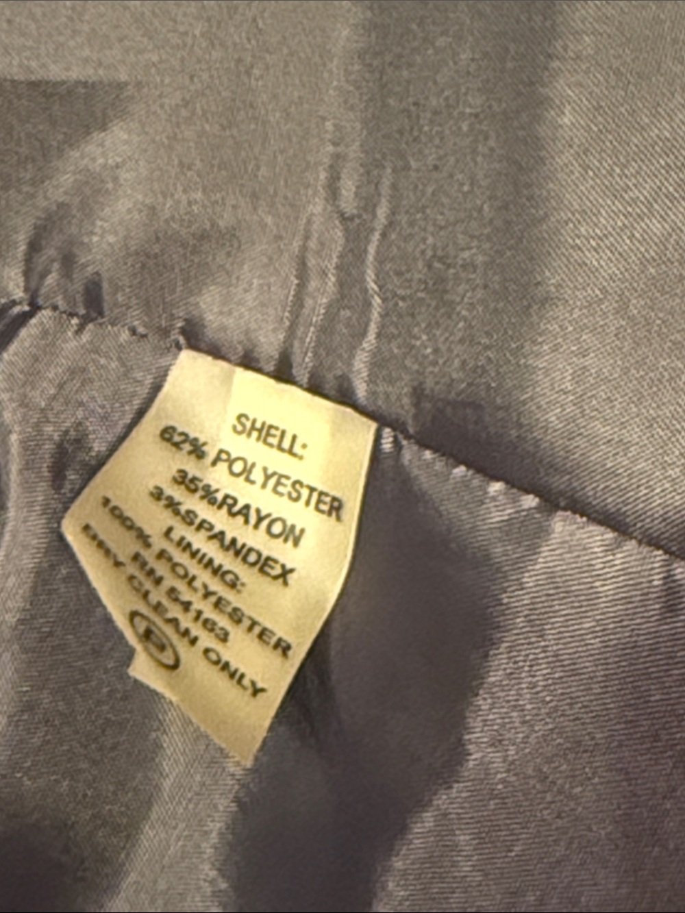 Calvin Klein Women's Dark Gray Single-Breasted Blazer - Picture 5 of 5